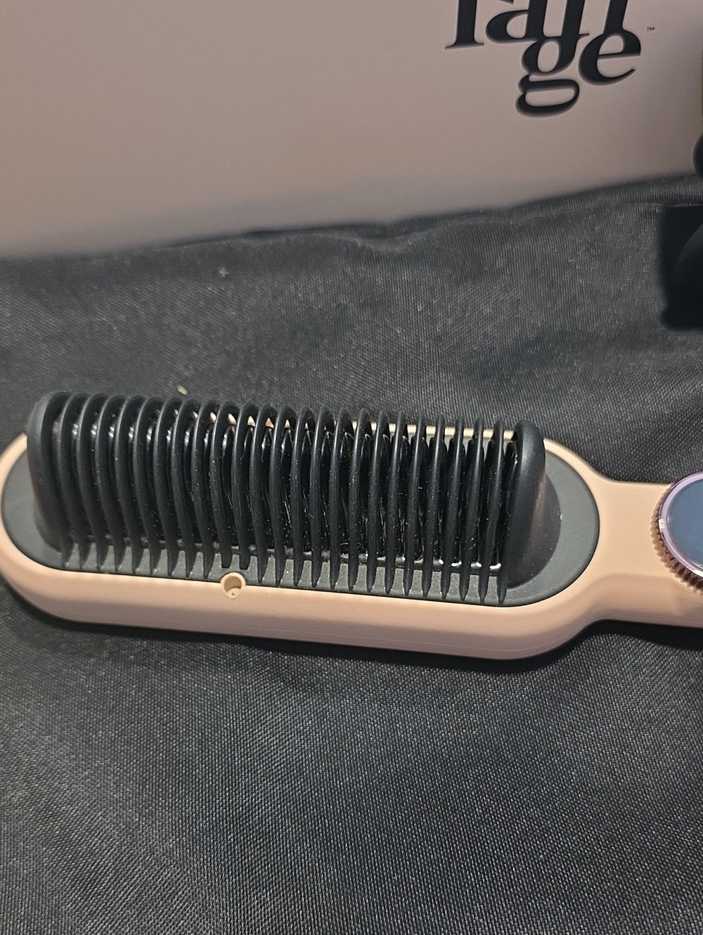 Lange Pink Heated Straightening Brush for Men Grooming - Picture 2 of 3